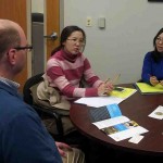 Trainees from Korea on a field visit to Elmhurst learning and success academy at the Elmhurst college