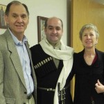 Participant from Georgia with his host family members, Jim and Sophia