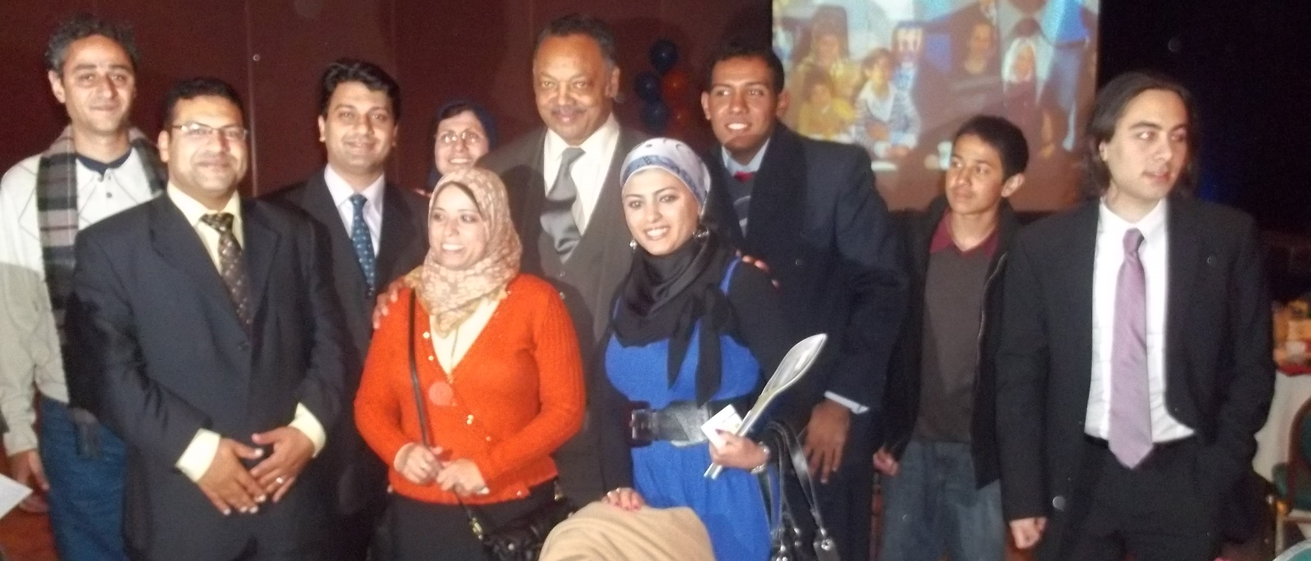 Open World Delegates from Egypt at a CAIR dinner