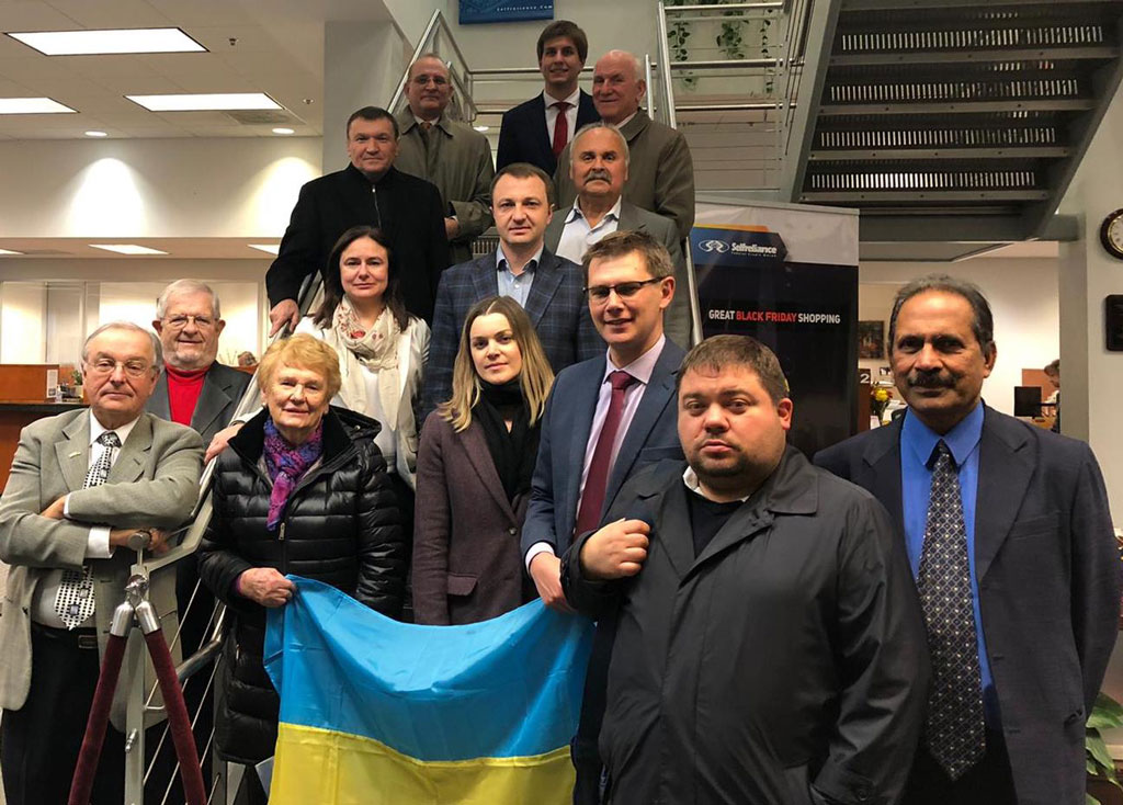 Group at Ukrainian Cr Union Office